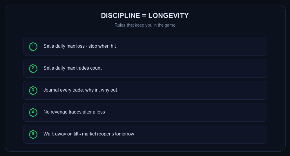 Discipline rules for longevity